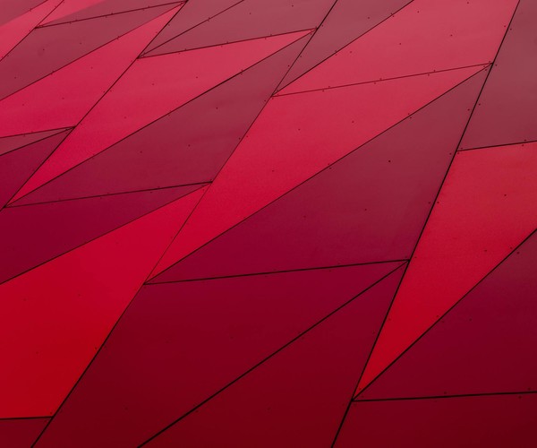 An abstract geometric pattern with red triangles, perfect for modern design needs.